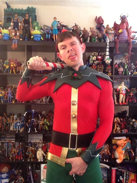 gaycomicgeek finished my gay christmas elf costume what do you think