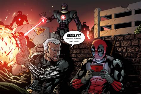 Cable And Deadpool By Vulture34 Deadpool Marvel Comics