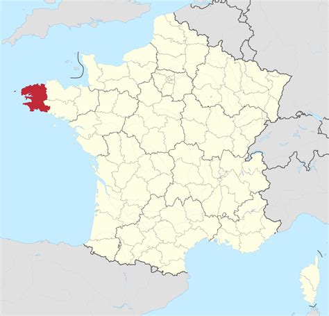 ou se trouve le departement du finistere