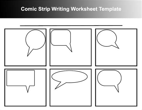 comic strip template word create   comic strip