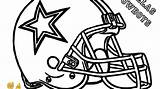 Cowboys Football Pages Coloring Getcolorings Dallas Color sketch template