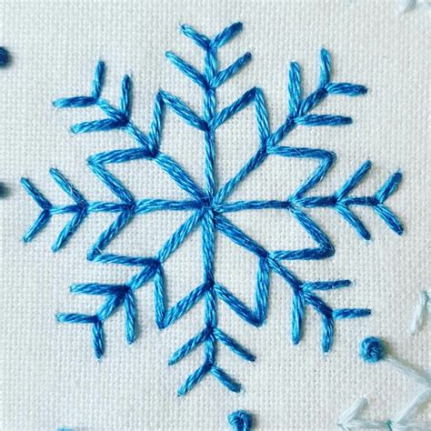 snowflakes embroidery kit diy christmas decoration adults etsy