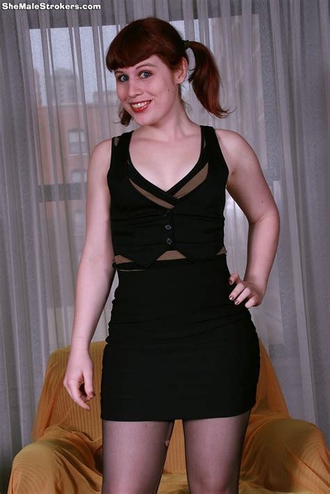 redhead shemale stroker cutie with puffy nipples pichunter