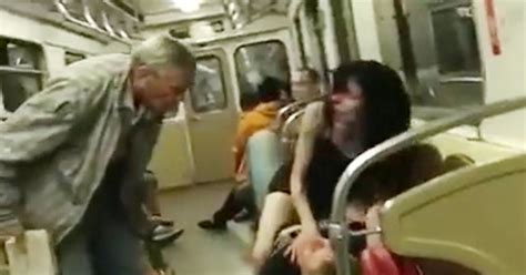 randy couple attempting to have sex on train stopped by