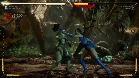 Mortal Kombat 11 Krushing Blow Jacqui Briggs Vs Kitana Youtube