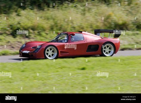 ultima gtr road legal track racing car driving fast   country road stock photo alamy