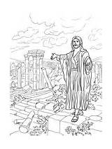 Prophet Coloring Jonah Haggai Nineveh Repent Pages Rebuilding Micah Color Minor Prophets Temple Pleads Israelites Exhorts Print sketch template