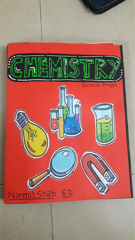 science project cover page ideas design talk
