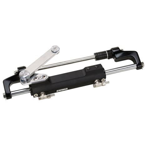shop  uflex outboard front mount hydraulic steering cylinder ucobf  port cylinder twin