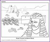 Moses Slaves Hebrew Biblewise Concern Craft Korner sketch template