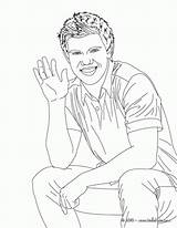 Coloring Twilight Pages Movie Taylor Lautner Popular sketch template