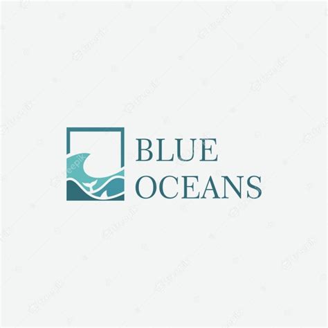 premium vector ocean logo