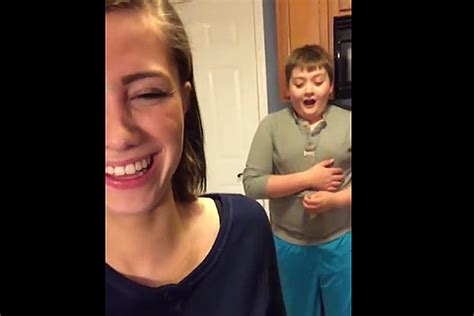 girl s supremely loud fart leaves brother tongue tied
