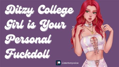 [f4m] ditzy college girl applies to be your personal fuckdoll
