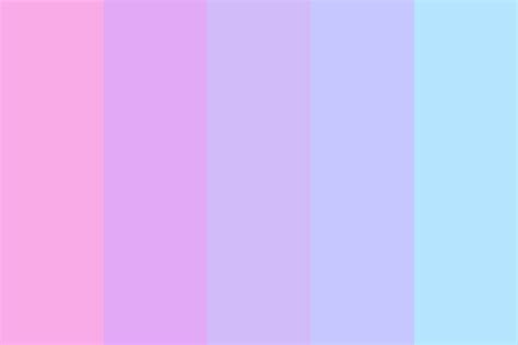 Pastel Pink Purple Blue Color Palette