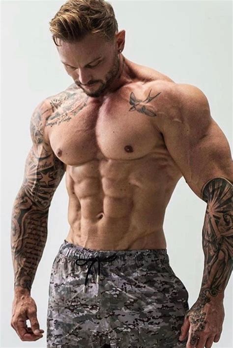 male tattoo model