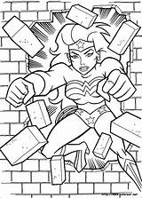 Maravilla Mujer Maravilha Desenhos Superhero Mur Wonderwoman Malvorlagen Colour Breaks Quebrando Briques Niños Websincloud Målarbilder Besuchen Tulamama sketch template