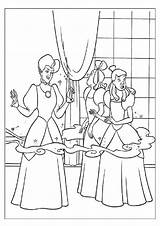 Coloring Pages Cinderella Fairy Godmother Step Disney Getcolorings Mother Print Color Princess sketch template