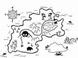 Treasure Map Pirate Coloring Kids Drawing Maps Pages Printable Colouring Color Getdrawings Print Getcolorings Choose Board sketch template