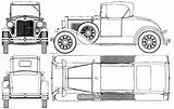 Ford Model Blueprints Car 1927 Blueprint 3d Modeling Runabout Classic Cabriolet Cars Clipart Drawing Svg Plans Print 1929 Roadster Royce sketch template