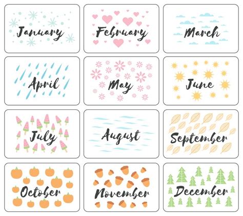 printable months   year chart printable chart months