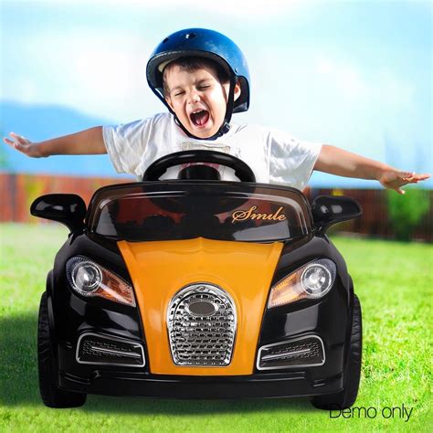 classy kids ride  cars  oustanding features kids ride  car black bugatti