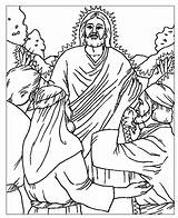 La Transfiguración Coloring Sermons4kids Transfiguration sketch template