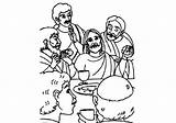 Paasverhaal Avondmaal Jezus Bijbel Voorjou sketch template