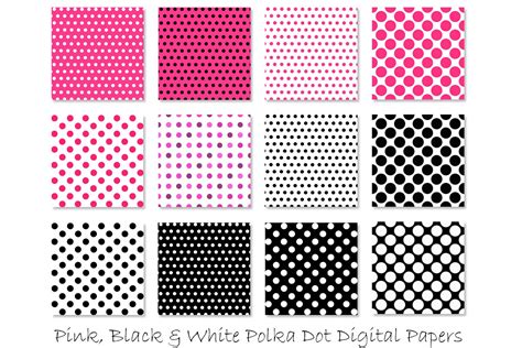 pink polka dot patterns pink black polka dot backgrounds  patterns design bundles