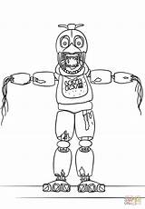 Foxy Fnaf Coloring Pages Getcolorings Color sketch template