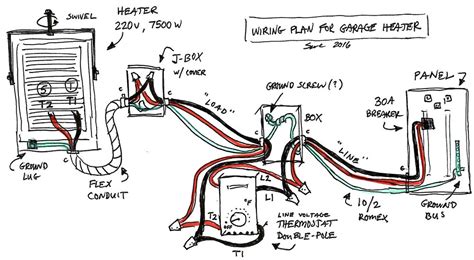 schematic electric space heater wiring diagram