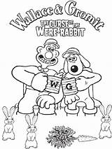 Gromit Wallace Rabbit Coloriage Curse Garou Lapin Animation Shaun Colorier Aardman Timmy Quilts Coloriages sketch template