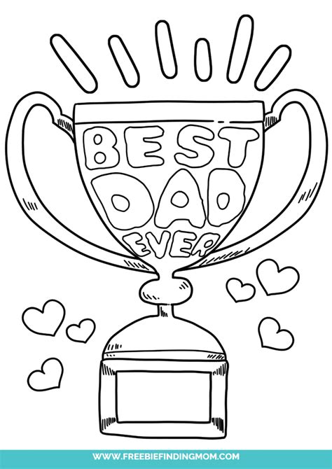 printable fathers day coloring pages freebie finding mom