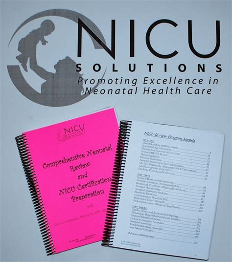 nicu solutions comprehensive neonatal review nicu certification