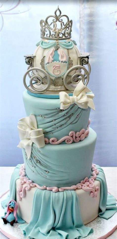 Cinderella Cake Beautiful Birthday Cakes Fondant Cakes Themed