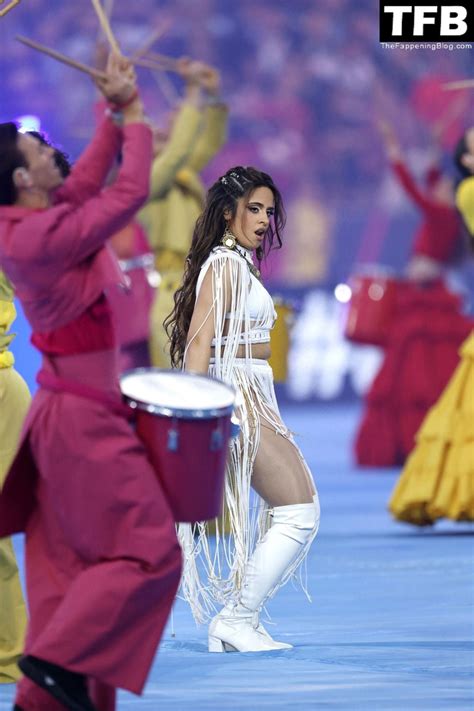 camila cabello flaunts her curves as she performs at the champions