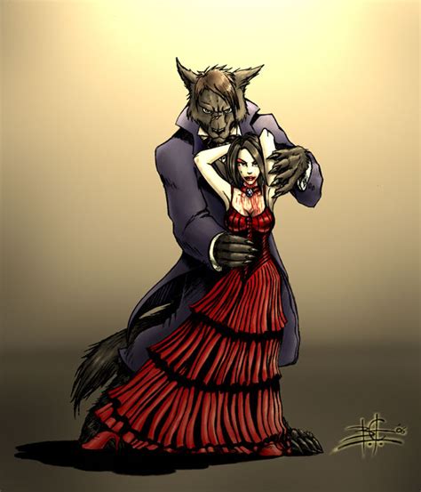 werewolf and vampire by ben g geldenhuys on deviantart