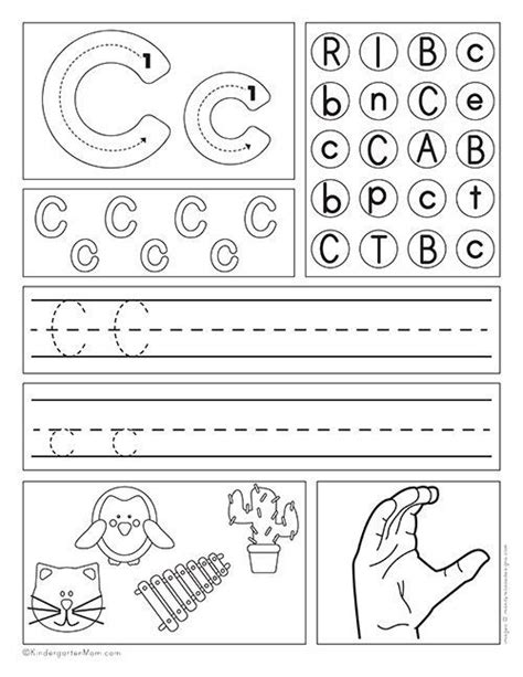 kindergarten alphabet worksheets kindergarten mom alphabet