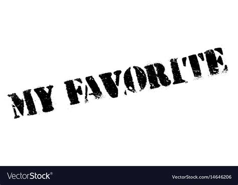 favorite rubber stamp royalty  vector image