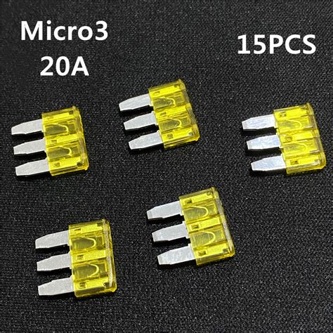 pieces amp micro  blade fuse automotive auto blade fuses  ebay