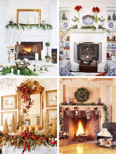 mantel christmas decorations ideas digsdigs