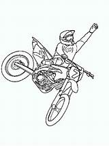 Motocross Coloring Pages Printable Bike Dirt Dirtbikes Dirtbike Getdrawings Sports Getcolorings Search Template sketch template