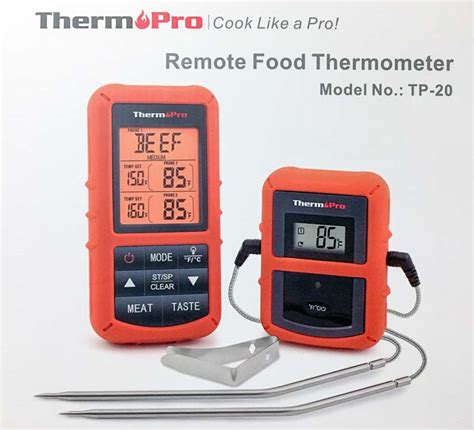 thermpro tp  remote food thermometer review barbequeloverscom