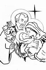 Familia Sagrada Holy Católicos sketch template