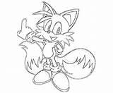 Tails Fox Pages Coloring Getcolorings Print Getdrawings sketch template