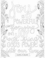 Coloring Fullness Joy Pages Choose Board Quotes sketch template