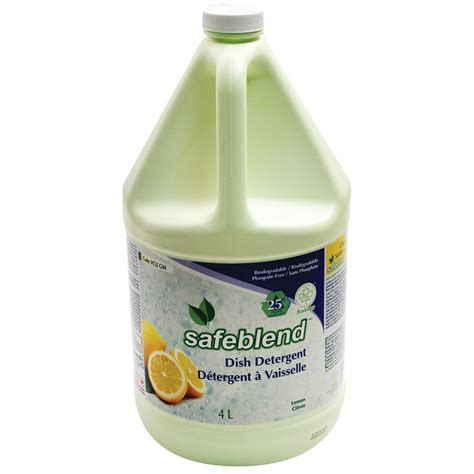 safeblend dish detergent lemon imperial soap