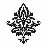 Damask Template Clipart Designs sketch template