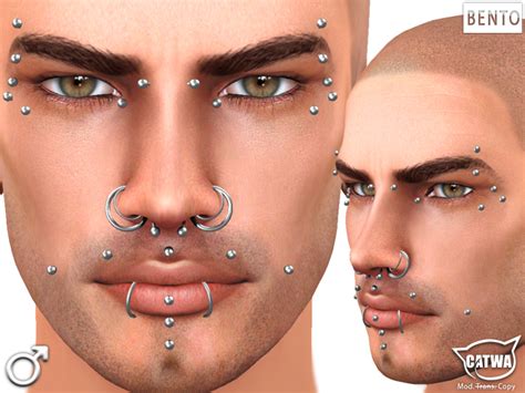details  sims  cc face piercings images   finder