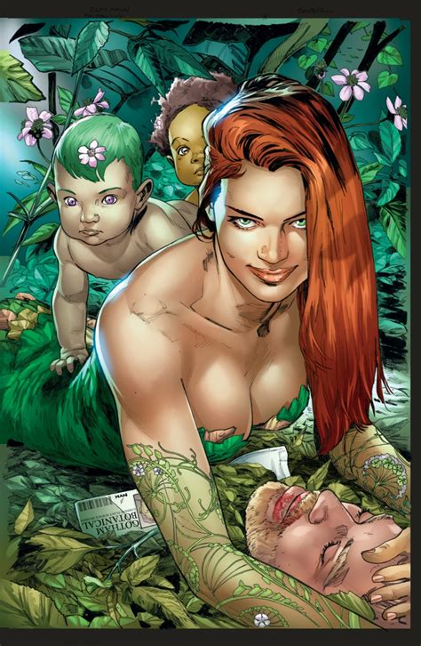 x men artist goes green in poison ivy cycle of life and death first look